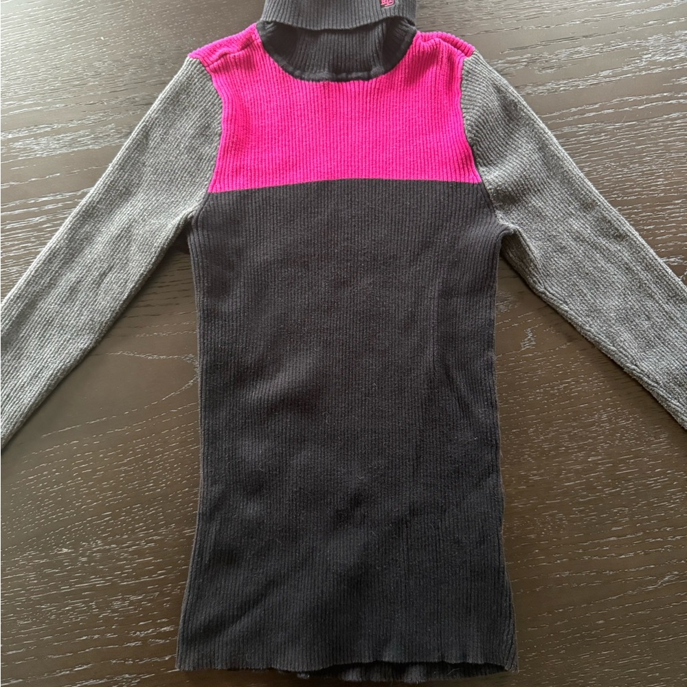 Ralph Lauren Color Block Turtleneck Sweater